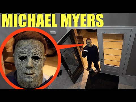 Fighting off Michael Myers at our House! (He found us!!)