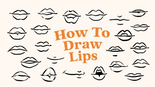 How to Draw Lips - A Beginner Friendly Tutorial