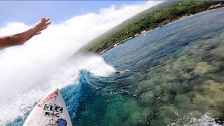 RISKY FLOATER OVER DEATH TRAP (POV SURFING)