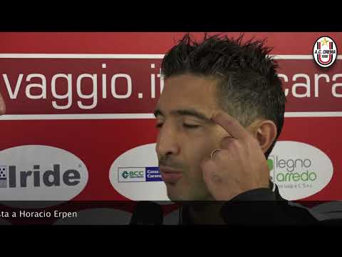 CARAVAGGIO vs AC CREMA 1-1 (29/10/2017) - IL DOPOPARTITA. L'intervista a Horacio Erpen