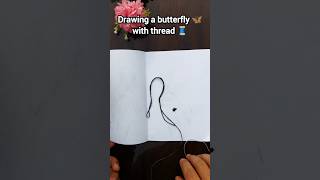 Drawing butterfly 🦋 with thread