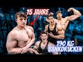 190 Kg Bankdrücken PR! Wer drückt natural am meisten? #teamrocka