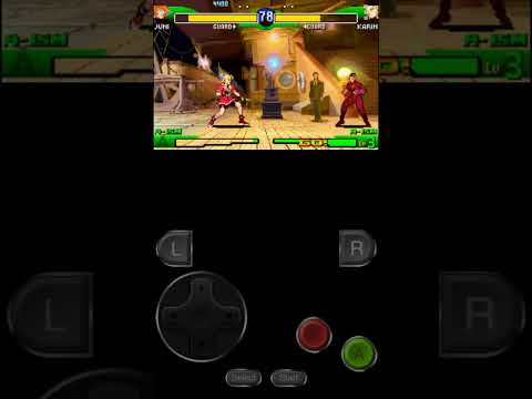 Street Fighter Alpha 3 - Juni vs Karin Round 1 Gameplay