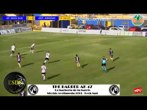 Dock Sud 4-1 Armenio - Primera B -Fecha 1