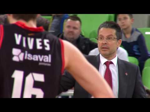 Union Olimpija - Valencia 72:75 (9. krog, 7Days EuroCup, 7.12.2016) - Highlights