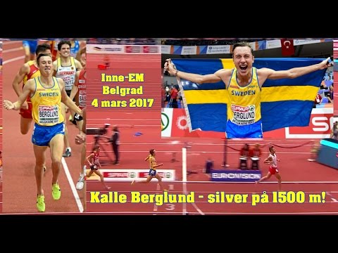 Kalle Berglund - SILVER - 1500 m - IEM i Belgrad - 4 mars 2017