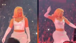 Nicki Minaj CHUCKS Object Back at Fans Who Threw It at Her During Concert