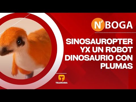 Sinosauropteryx un robot dinosaurio con plumas