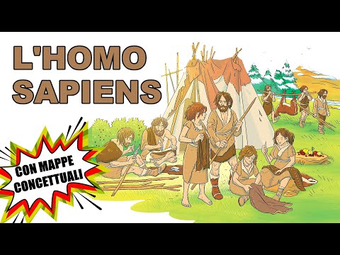 L'HOMO SAPIENS - Video Lezione di Storia con Mappe Concettuali per la Scuola Primaria 📚