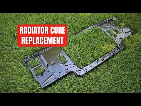 Rust Repair on OBS Ford - F150 Radiator Core Support DIY