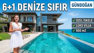 Bodrum Gündoğan Denize Sıfır  ultra Lüks Villa Turu, Yalı Konumunda Vi