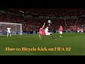 How to BICYCLE KICK on FIFA 22 Nintendo Switch