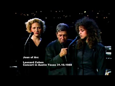 Joan of Arc -Leonard Cohen Concert in Austin Texas 31.10.1988