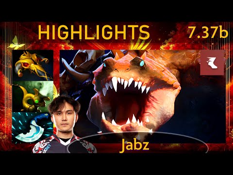 ⭐ 7.37b Jabz Primal Beast |K+A-D - 38 KP - 78%| Offlane Highlights - Dota 2 Top MMR