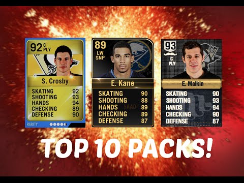 TOP 10 BEST NHL 16 PACK OPENINGS EVER! (Reactions & Sick Players)