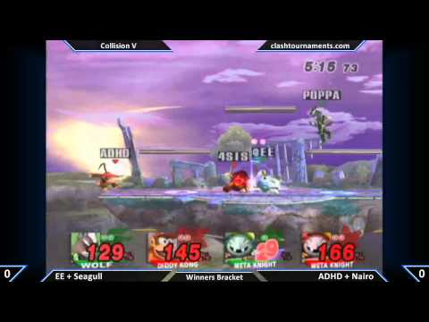 Collision V - ADHD + Nairo vs EE + Seagull - SSBB
