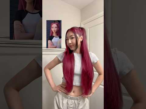 I tried Mira’s hairstyle from K-Pop Demon Hunters! ???? Who should I try next?