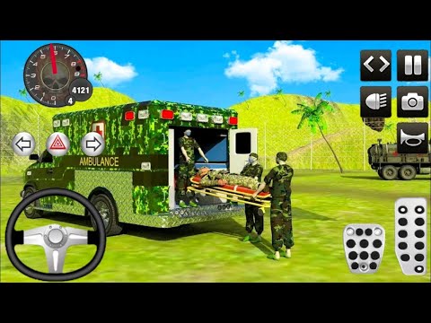 US Army Van Ambulance Driving Simulator Android Gameplay #25