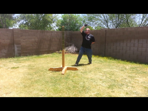 First cuts with the A&A Italian Three-Ring Rapier