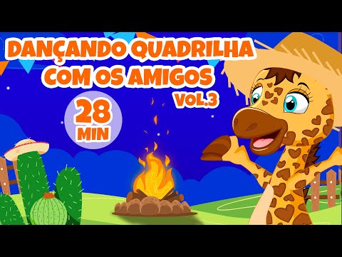 Dançando Quadrilha com os Amigos da Giramille Vol. 3 - Giramille 28 min | Desenho Animado Musical