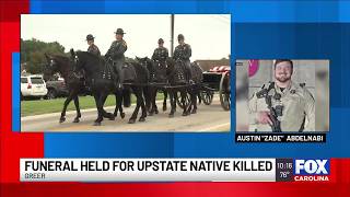Funeral held for Upstate native killed in Las Vegas