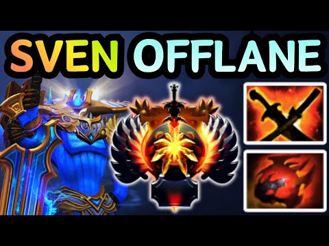 🔥 SVEN OFFLANE IS ACTUALLY BROKEN | DOTA 2 GAMEPLAY 🔥