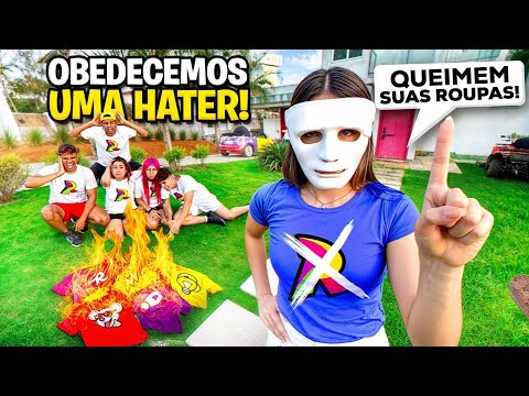 OBEDECENDO UMA HATER POR 24 HORAS *Ela se aproveitou dos Rosa ?