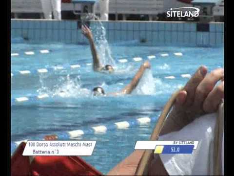 Serie 4 dei 100 Dorso  Assoluti Maschi Master - 13 Memorial Andrea Bettiol