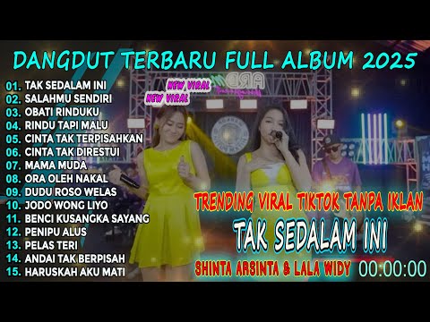 TAK SEDALAM INI LALA WIDY & SHINTA ARSINTA Dangdut Koplo Full Album Viral 2025