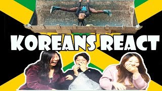Koreans React to Jamaican Music Videos | Dancehall Edition |
