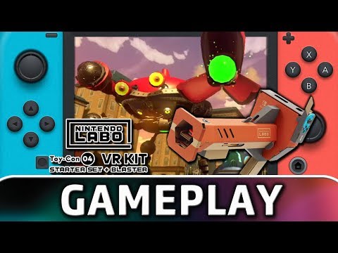 Nintendo Labo VR KIT | Blaster Gameplay