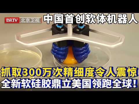 中国首创软体机器人！新型软体硅胶，抓取300万次精细度令人瞠目结舌，填补自动生产最后一步，鼎立美国领跑全球！【为你喝彩】