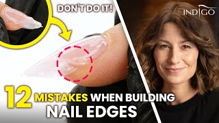 12 MISTAKES IN GEL EXTENSIONS! How to adress cracked nails? What not to do? | Indigo Nails