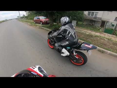Yamaha R1 - GoPro Hero 6 Black - Lukoil Burgas - Marinka-Krushevets -video 3