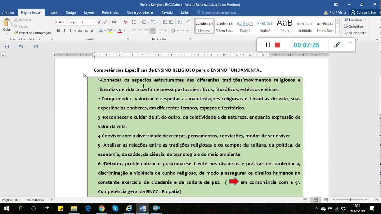 ENSINO RELIGIOSO na  BNCC .Obrigatório no ENSINO FUNDAMENTAL?