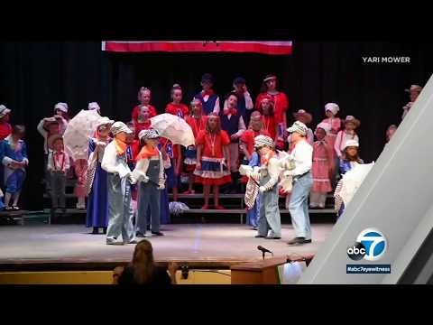 Ridgecrest earthquake video: Kids scream as 6.4 quake rattles stage in July 4th performance I ABC7