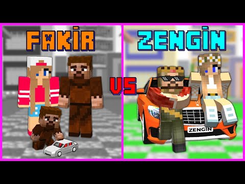 POOR FAMILY VS RICH FAMILY LIFE! 😱 - Minecraft