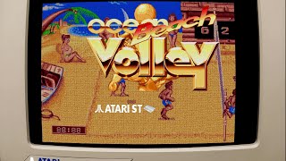 Beach Volley - Atari ST (1989) longplay