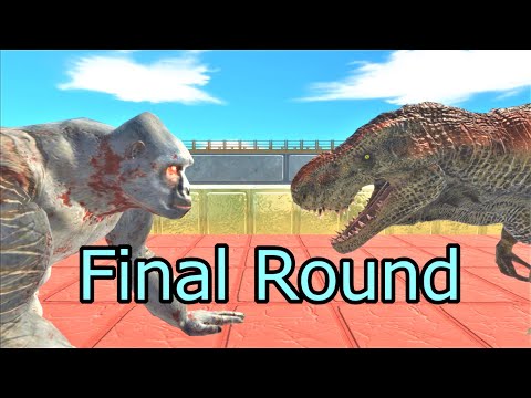 Tournaments [Final round] Mutant Primates VS Carnivore Dinosaurs ​​| Animal Revolt Battle Simulator