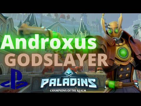 Paladins Androxus Godslayer Talent Using Steam Demon Skin l Casual PS4 Gameplay
