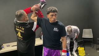 ANGELO LEO THE MOST ACTIVE FEATHERWEIGHT IN BOXING BEHIND THE SCENES BEFORE BAEZ FIGHT!!!