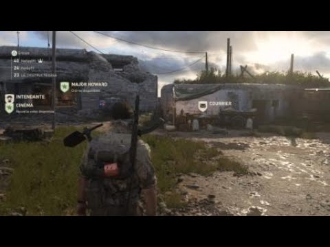 Call of Duty WWII gros bug dans le QG !!