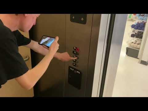 EPIC MOTOR! Thyssenkrupp Aurora SVL 30 oildraulic elevator at Michaels at Watters creek