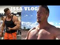 VLOG // Nonnie is here// 26 Weeks Out// Training Biceps