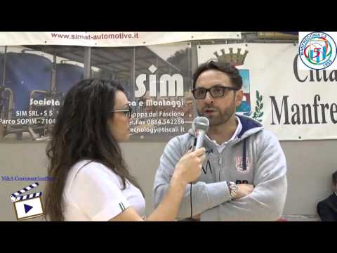 INTERVISTA A MISTER RUTIGLIANI AL TERMINE DI MANFREDONIA C5 - SAN ROCCO RUVO