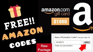 100% FREE Amazon Gift Card Codes! 2020 (No Human Verification) Make Money Online (Raw Footage)
