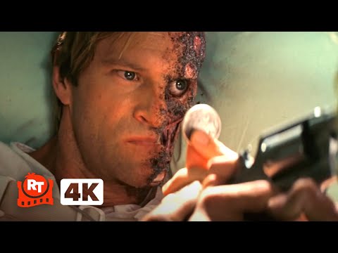 The Dark Knight (2008) 4K - Harvey Dent Becomes Two-Face | Movieclips