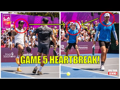 Game 5 HEARTBREAK! Who Won This PICKELBALL Battle? The Johns or McGuffin/Martinez Vich? PPA Rewind!