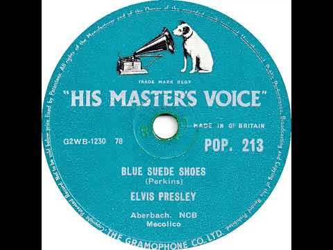 UK New Entry 1956 (79) Elvis Presley - Blue Suede Shoes
