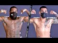 ADRIEN BRONER CHANGES WEIGHT ON JOVANIE SANTIAGO TO 147! BOTH WEIGH IN & GO FACE TO FACE AT WEIGH IN